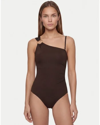 Costum de baie Dama,  maro, Maro