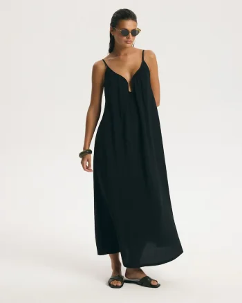 Rochie Maxi Dama Louise, Negru