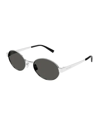 Ochelari de soare ovali cu aspect metalic