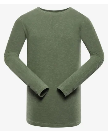 Bluza slim cu decolteu la baza gatului,
