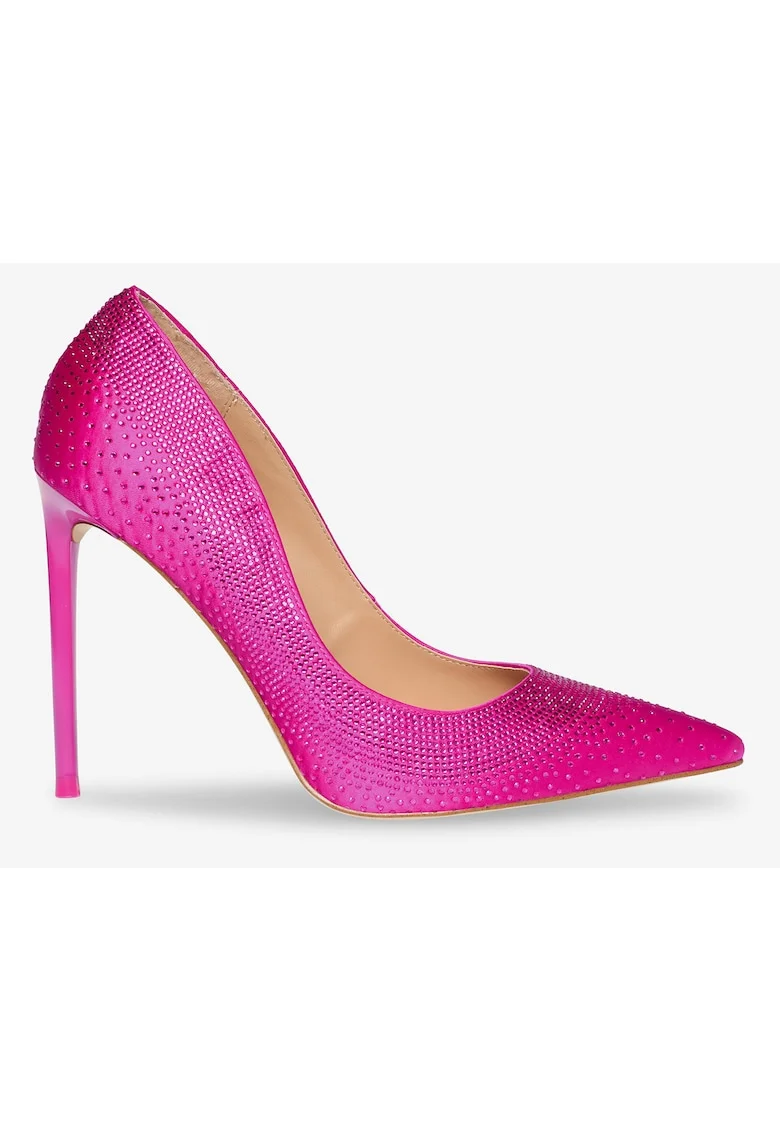 Pantofi stiletto cu strasuri,