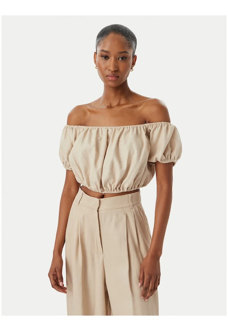 Bluza dama,  croiala regular fit, Bej
