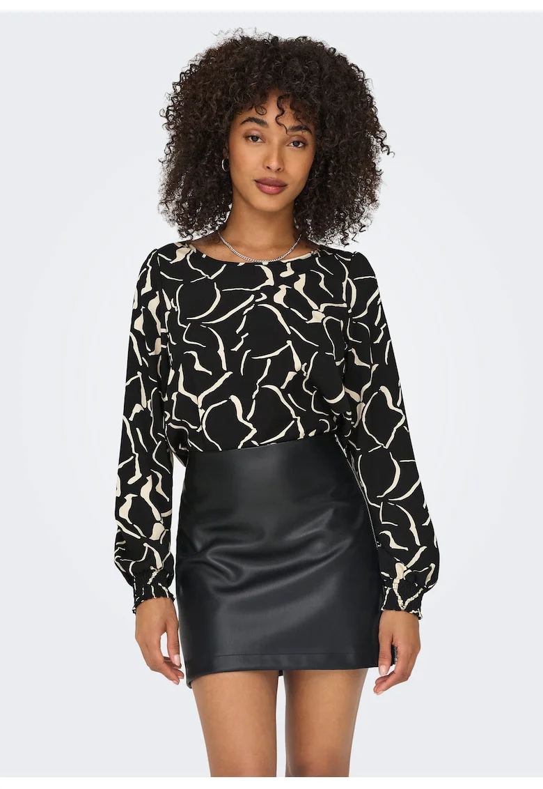Bluza cu model si fermoar