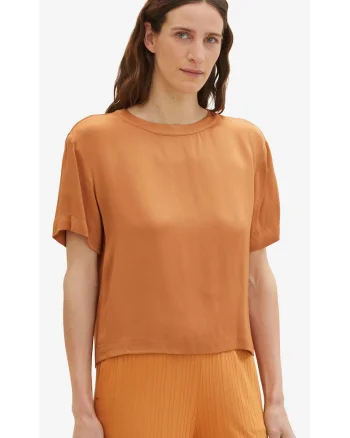 Bluza uni cu maneca scurta