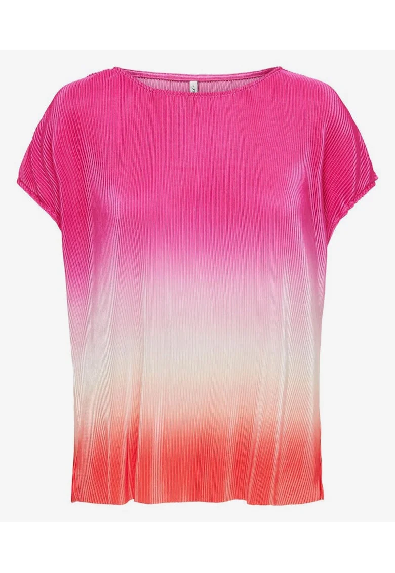 Tricou texturat in degrade Jilly