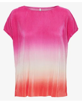 Tricou texturat in degrade Jilly