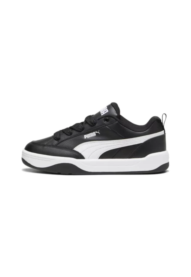 Pantofi sport de piele ecologica Park Lifestyle, Negru