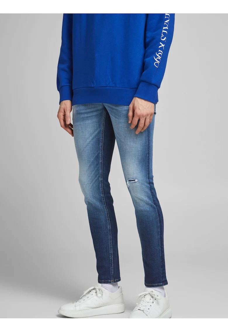 Blugi skinny cu talie joasa Liam,