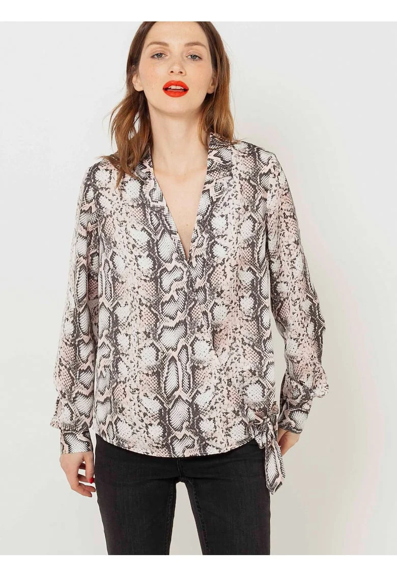 Bluza petrecuta cu imprimeu sarpe