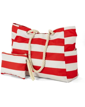Geanta de Plaja  50x36x26 cm, 46L, Poliester, BZ 5925, Rosu