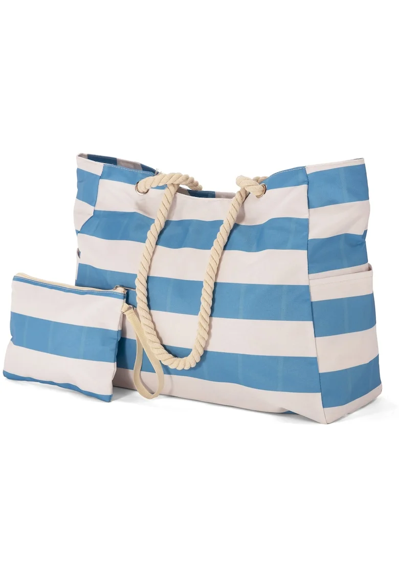 Geanta de Plaja  50x36x26 cm, 46L, Poliester, BZ 5925, Albastru