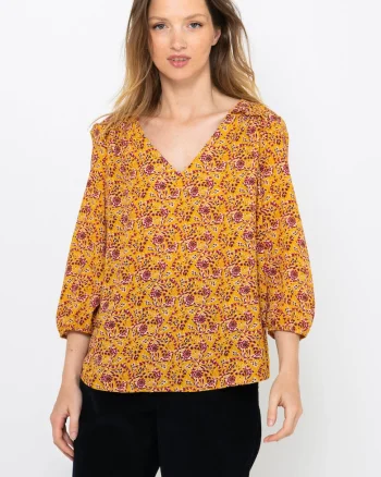 Bluza lejera cu maneci trei sferturi,