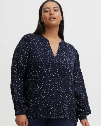 Bluza tunica cu buline,