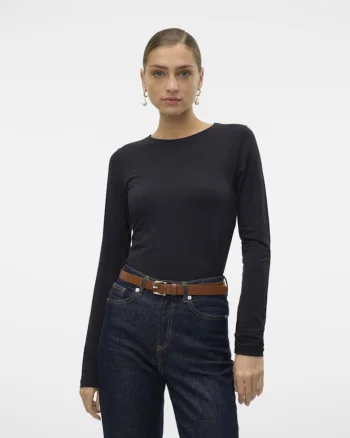 Bluza elastica cu model uni