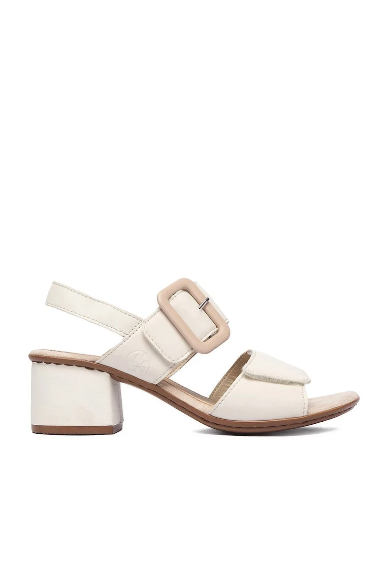 Sandale crem  din piele naturala, Crem