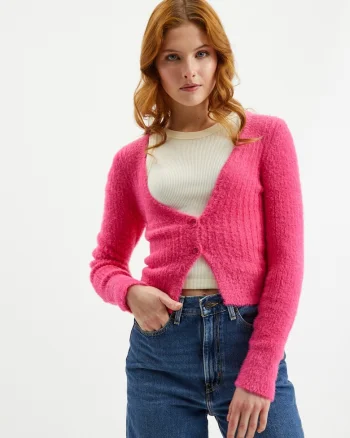 Cardigan crop cu nasturi Sweet