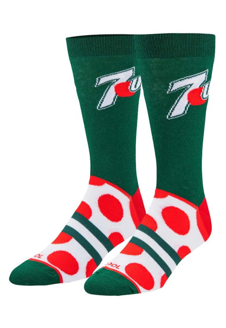 Sosete lungi cu 7UP print