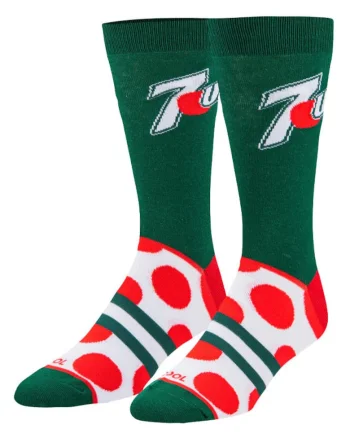 Sosete lungi cu 7UP print