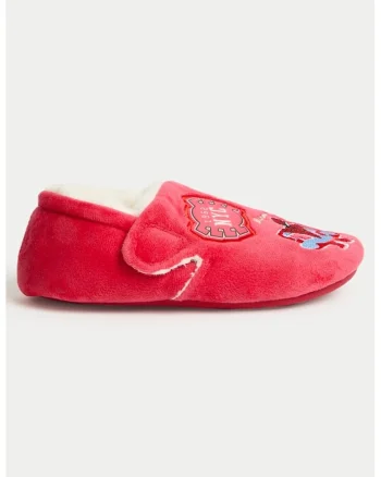Papuci cu velcro Spider-man, Rosu