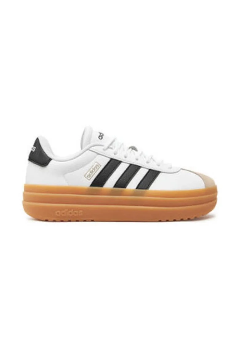 Pantofi sport flatform din piele VL Court Bold, Alb