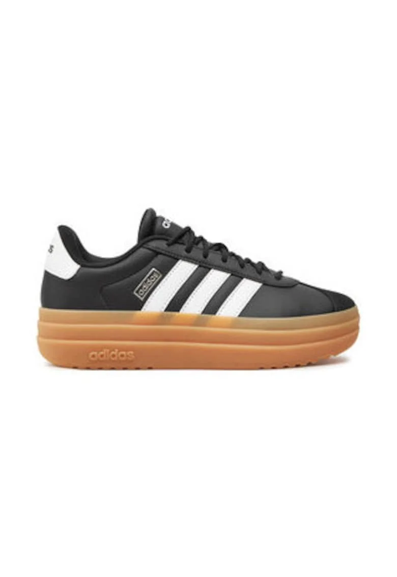 Pantofi sport flatform din piele VL Court Bold, Negru