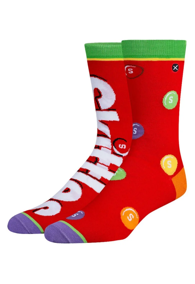 Sosete lungi cu print Skittles