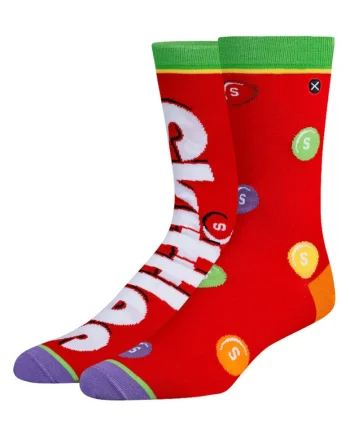 Sosete lungi cu print Skittles