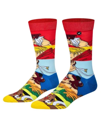 Sosete lungi cu print Street Fighter