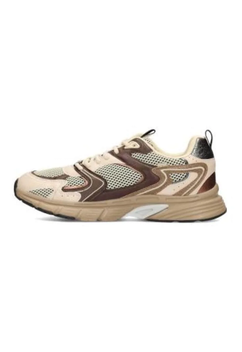 Pantofi sport cu elemente contrastante, Maro