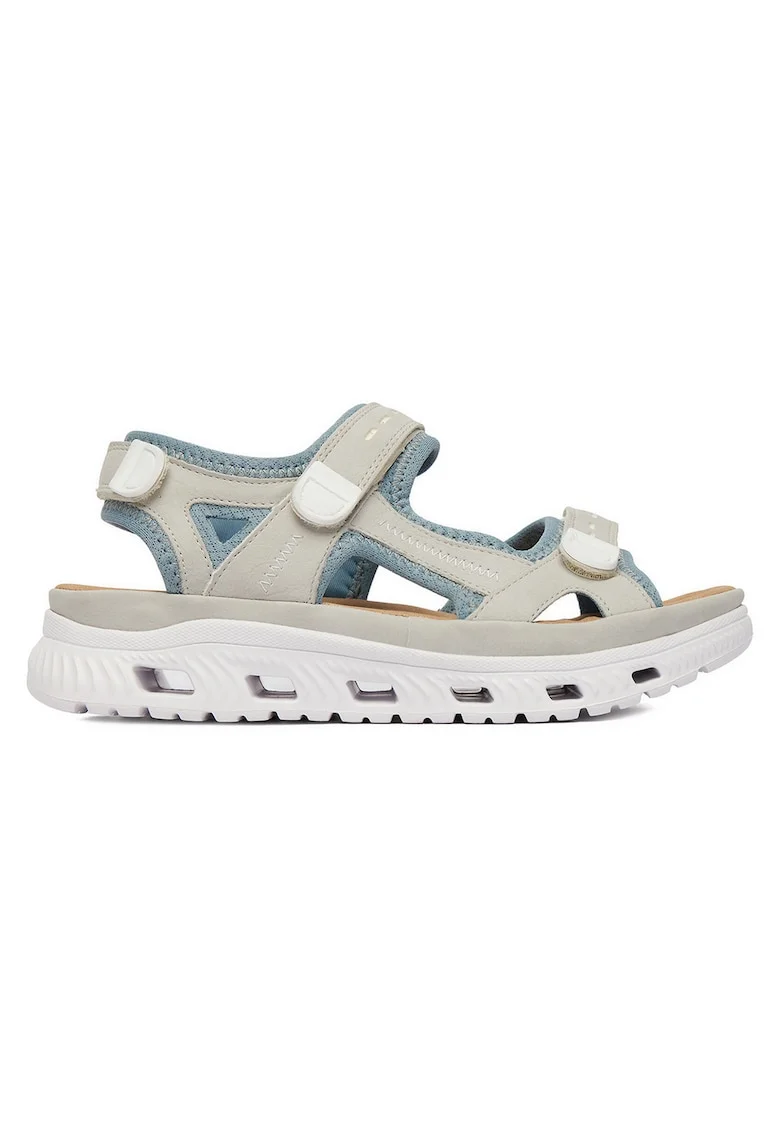 Sandale dama  inchidere velcro, usoare, Gri