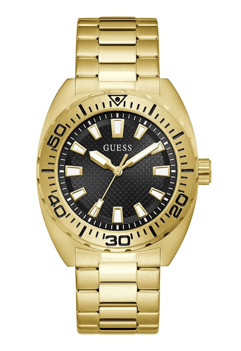 Ceas quartz cu logo East, Auriu