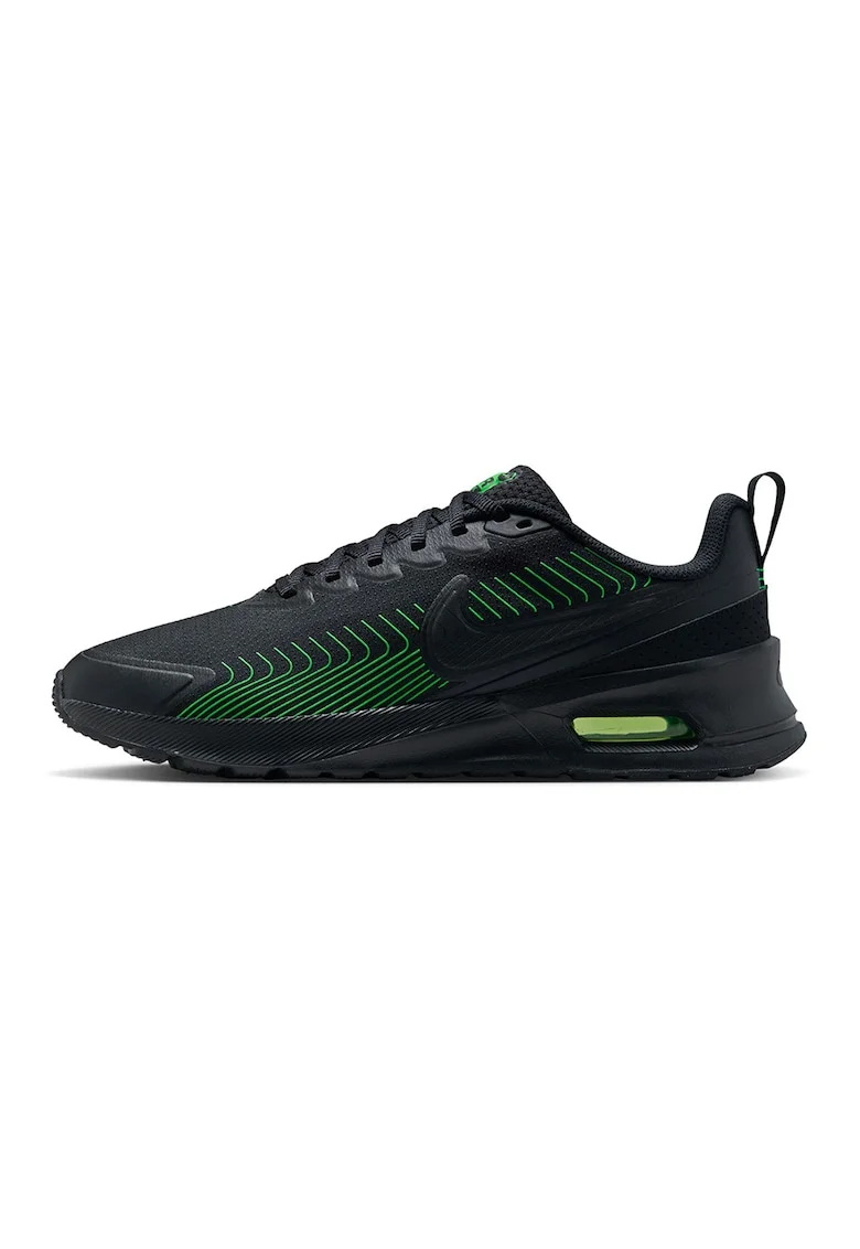 Pantofi sport Air Max Nuaxis, Negru/Verde lime