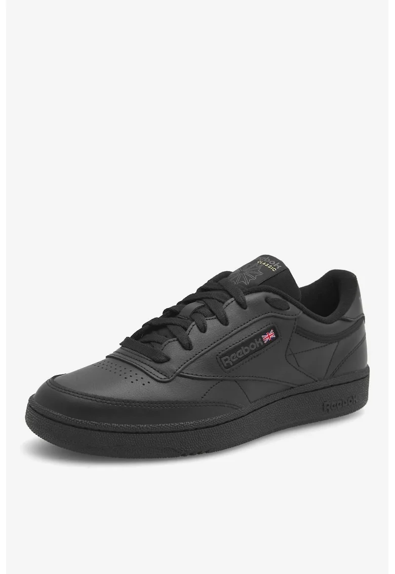 Pantofi sport barbati  5905588361220, Piele naturala, Negru, Negru