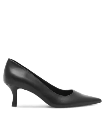 Pantofi dama,  Piele naturala, Negru