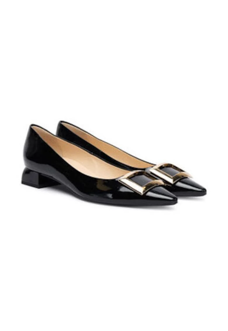 Pantofi dama Hogl toc scund, Negru