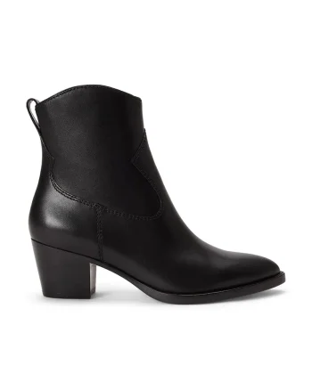 Lauren Ralph Lauren botine cu toc pentru femei din piele Harpher