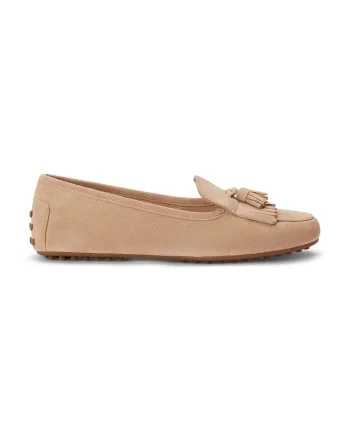 Lauren Ralph Lauren mocasini pentru femei din piele întoarsă Tayte Klt