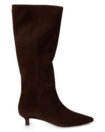 Lauren Ralph Lauren cizme cu toc cui pentru femei din piele întoarsă Frncsa Tl Hl