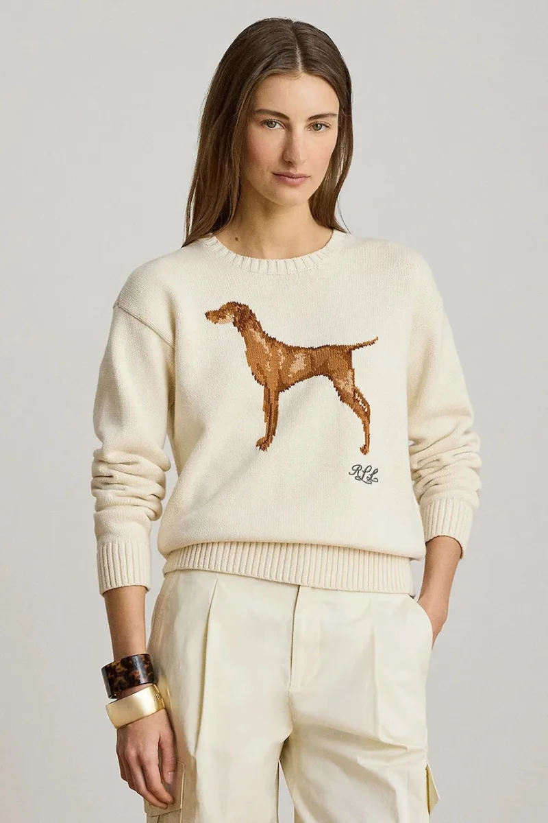 Lauren Ralph Lauren pulover pentru femei din bumbac