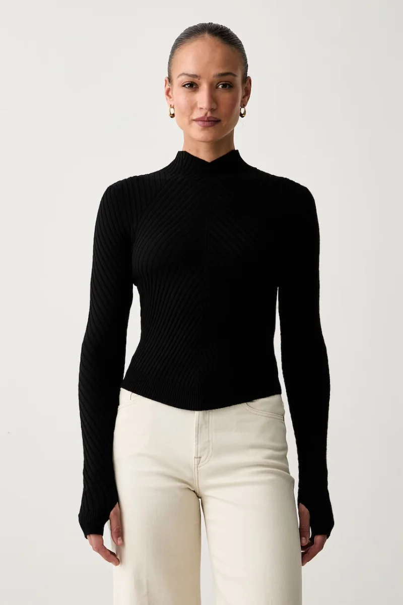 Victoria Beckham pulover pentru femei din lână merino