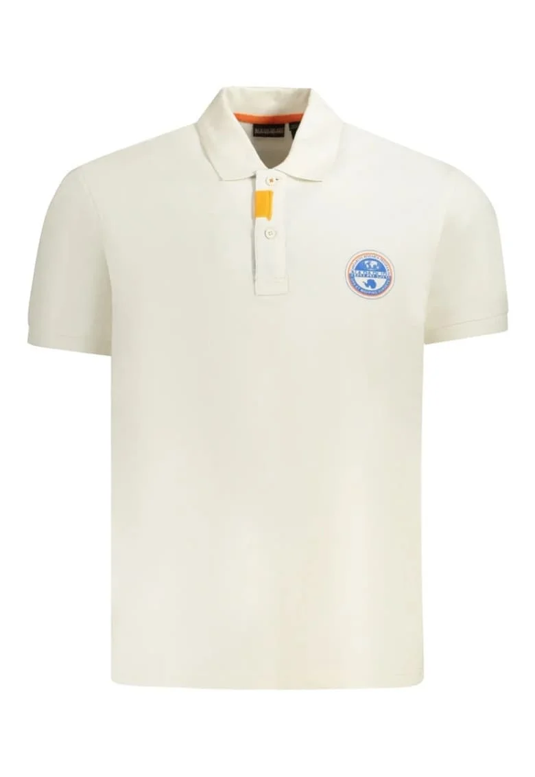 Tricou polo barbati, cu imprimeu cu logo, Regular fit,  Bleumarin