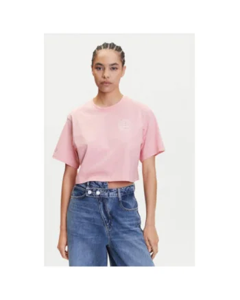 Tricou dama  SGZ21801814, Bumbac, Roz, Roz