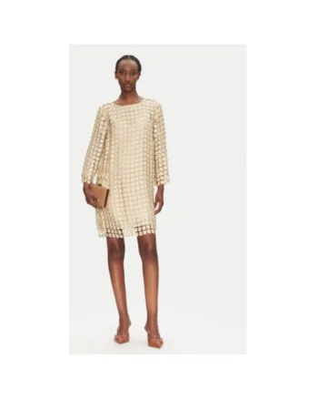 Rochie dama  BBW4530, Poliester, Auriu, Auriu