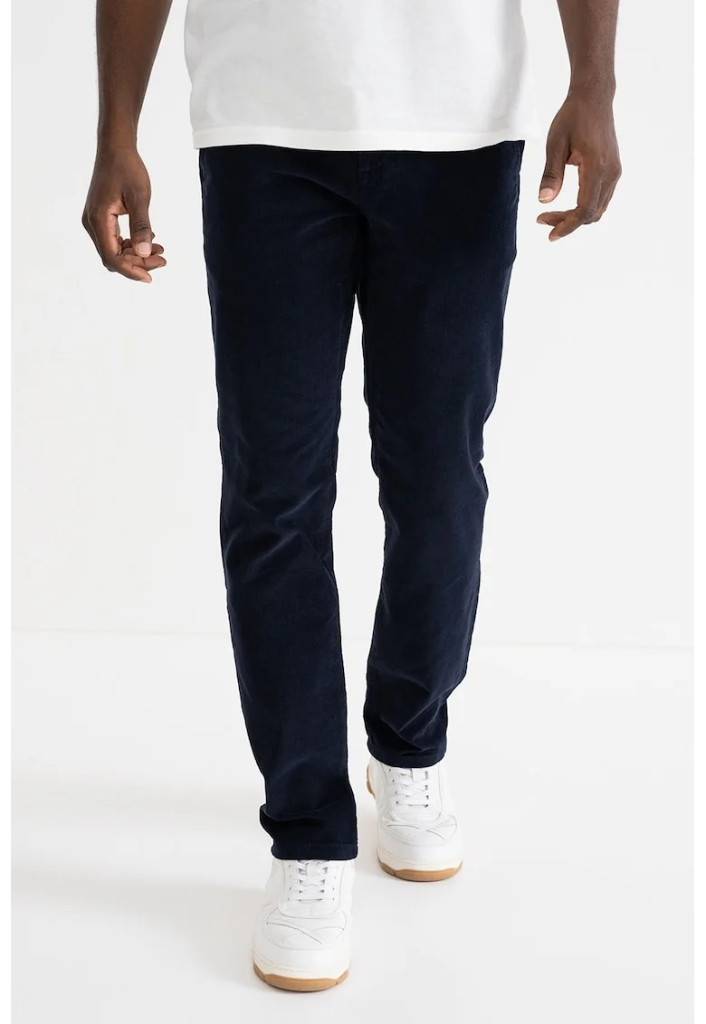 Pantaloni chino slim fit, Bleumarin