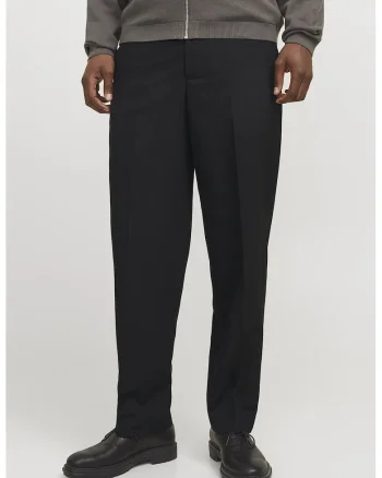 Pantaloni chino uni, Negru