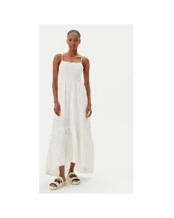 Rochie de vara dama  PT2123CLD008, In, Alb, Alb