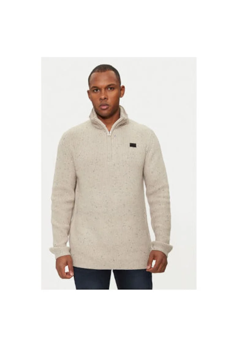 Pulover barbati, G Star Raw, 304421983, Poliamida/Viscoza/Lana, Bej, Bej