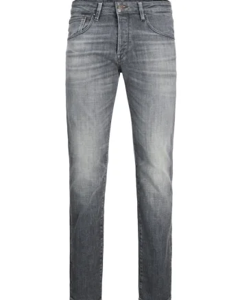 Blugi Barbati,  Gri, Slim Fit 2324, Gri