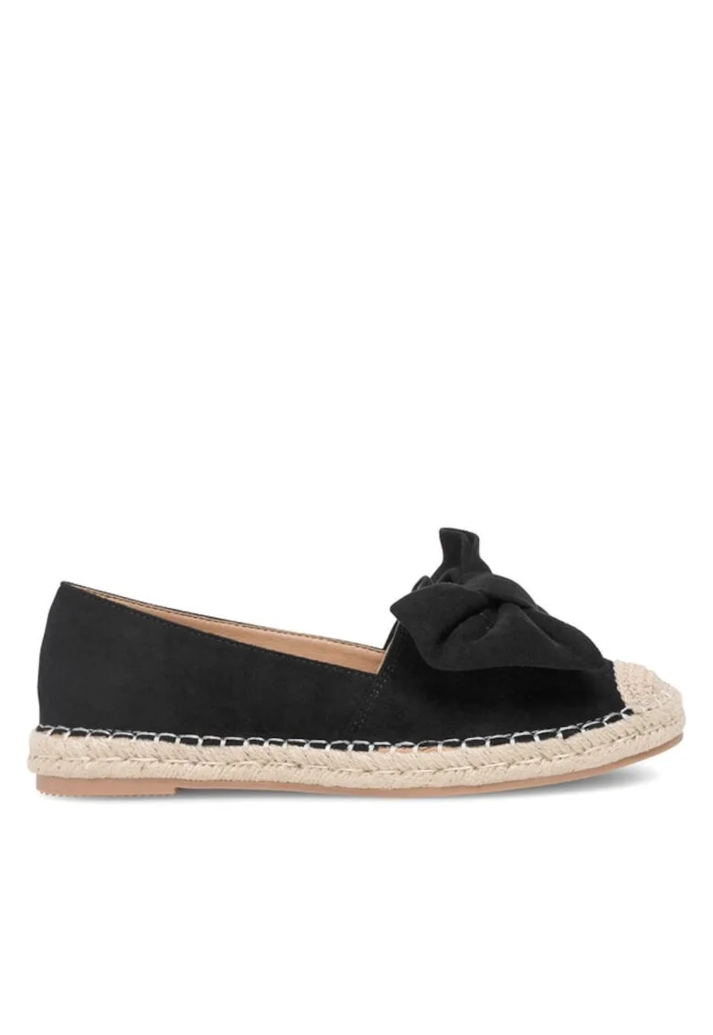 Pantofi dama,  Textil, Negru, Negru