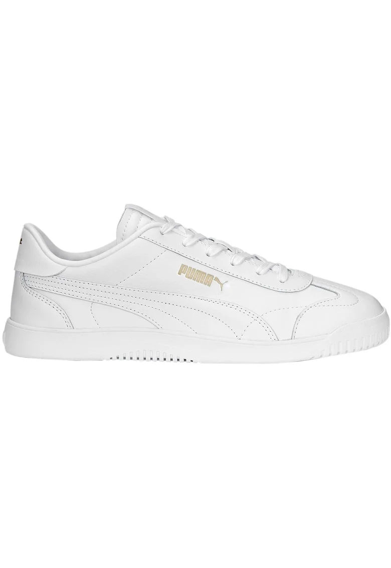 Pantofi sport de piele si piele ecologica Club, Alb